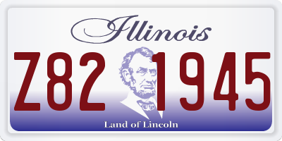 IL license plate Z821945