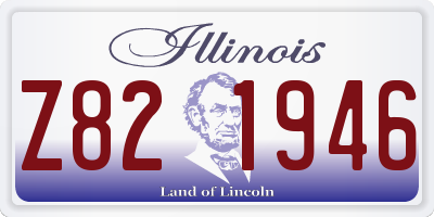 IL license plate Z821946