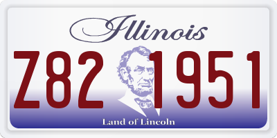 IL license plate Z821951