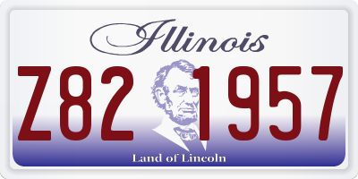 IL license plate Z821957