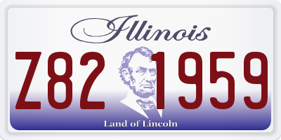IL license plate Z821959