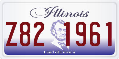IL license plate Z821961