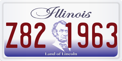 IL license plate Z821963