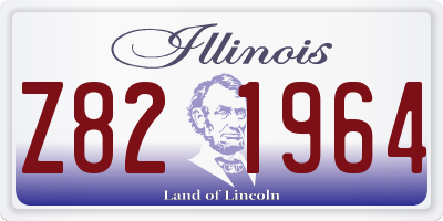 IL license plate Z821964
