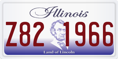 IL license plate Z821966