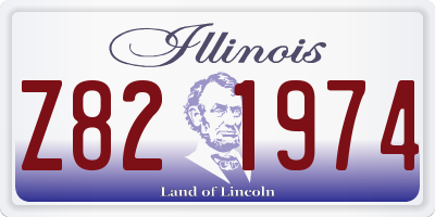 IL license plate Z821974