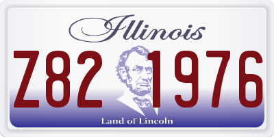 IL license plate Z821976