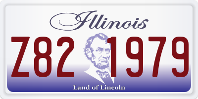 IL license plate Z821979