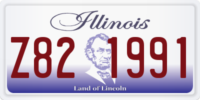 IL license plate Z821991