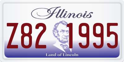 IL license plate Z821995
