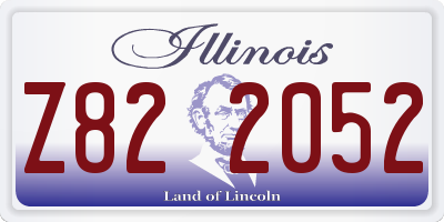 IL license plate Z822052
