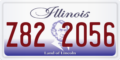 IL license plate Z822056