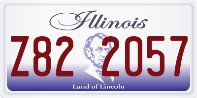 IL license plate Z822057
