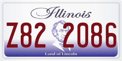 IL license plate Z822086