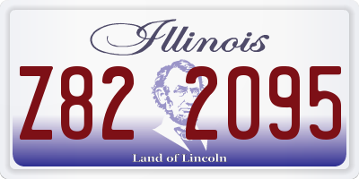 IL license plate Z822095