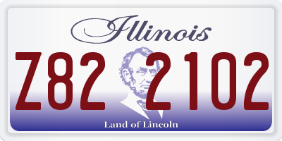 IL license plate Z822102