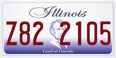 IL license plate Z822105