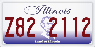 IL license plate Z822112