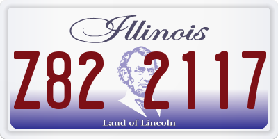 IL license plate Z822117