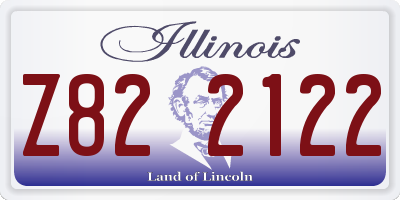 IL license plate Z822122