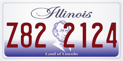 IL license plate Z822124