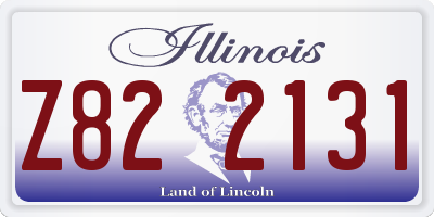 IL license plate Z822131