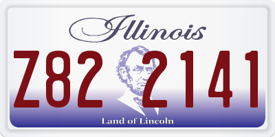IL license plate Z822141