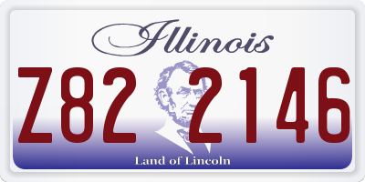 IL license plate Z822146