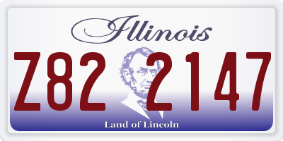IL license plate Z822147