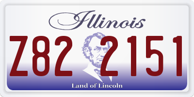 IL license plate Z822151