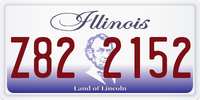 IL license plate Z822152