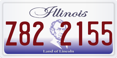 IL license plate Z822155