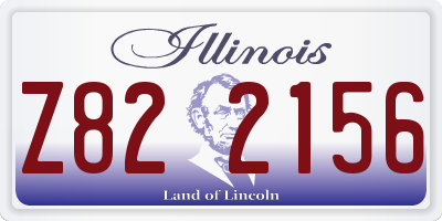 IL license plate Z822156
