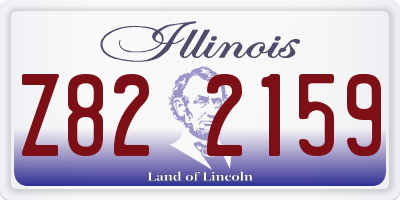 IL license plate Z822159