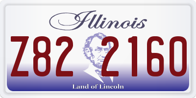 IL license plate Z822160