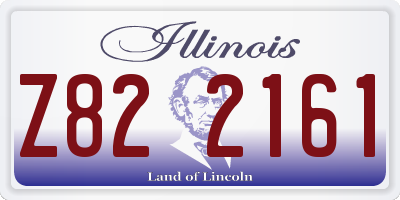 IL license plate Z822161