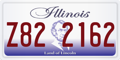 IL license plate Z822162