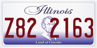 IL license plate Z822163