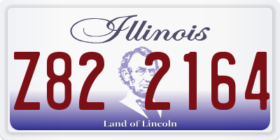 IL license plate Z822164