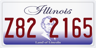 IL license plate Z822165