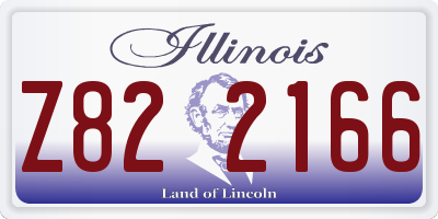 IL license plate Z822166