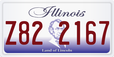 IL license plate Z822167