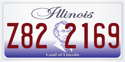 IL license plate Z822169