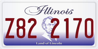 IL license plate Z822170