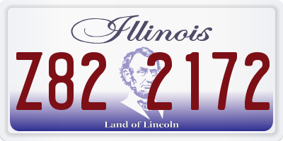 IL license plate Z822172