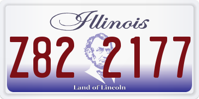 IL license plate Z822177