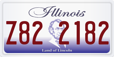 IL license plate Z822182
