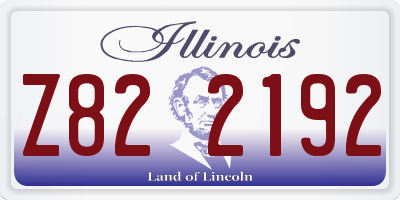 IL license plate Z822192