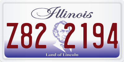 IL license plate Z822194