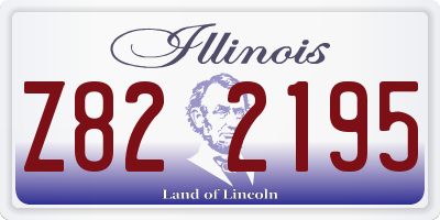 IL license plate Z822195